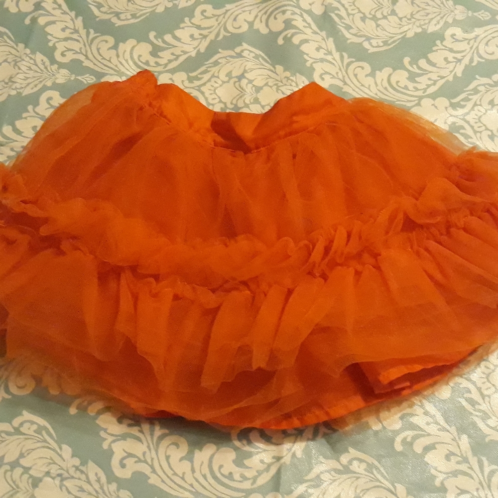 🌞Janie and Jack Tangerine TuTu Sz3🌞